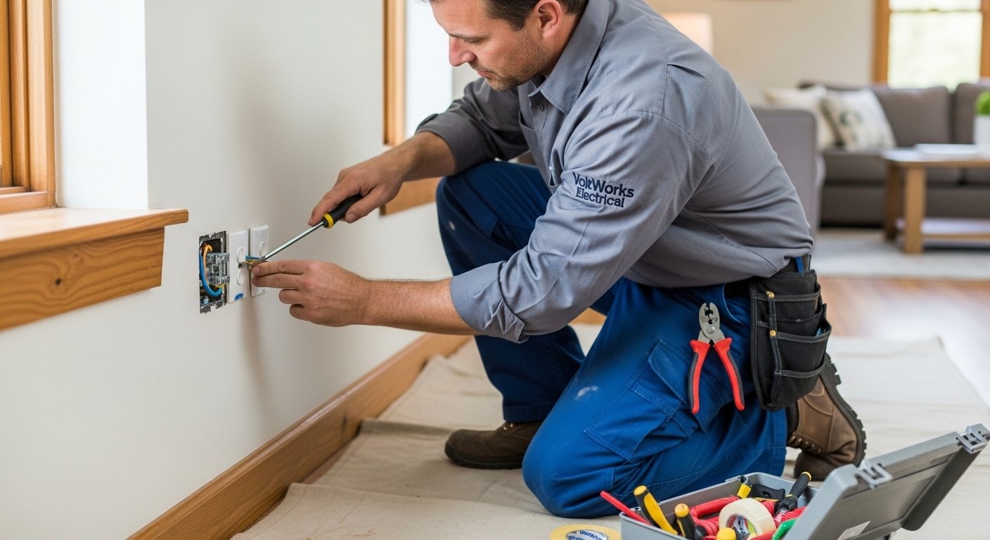 Residential electrical repair work